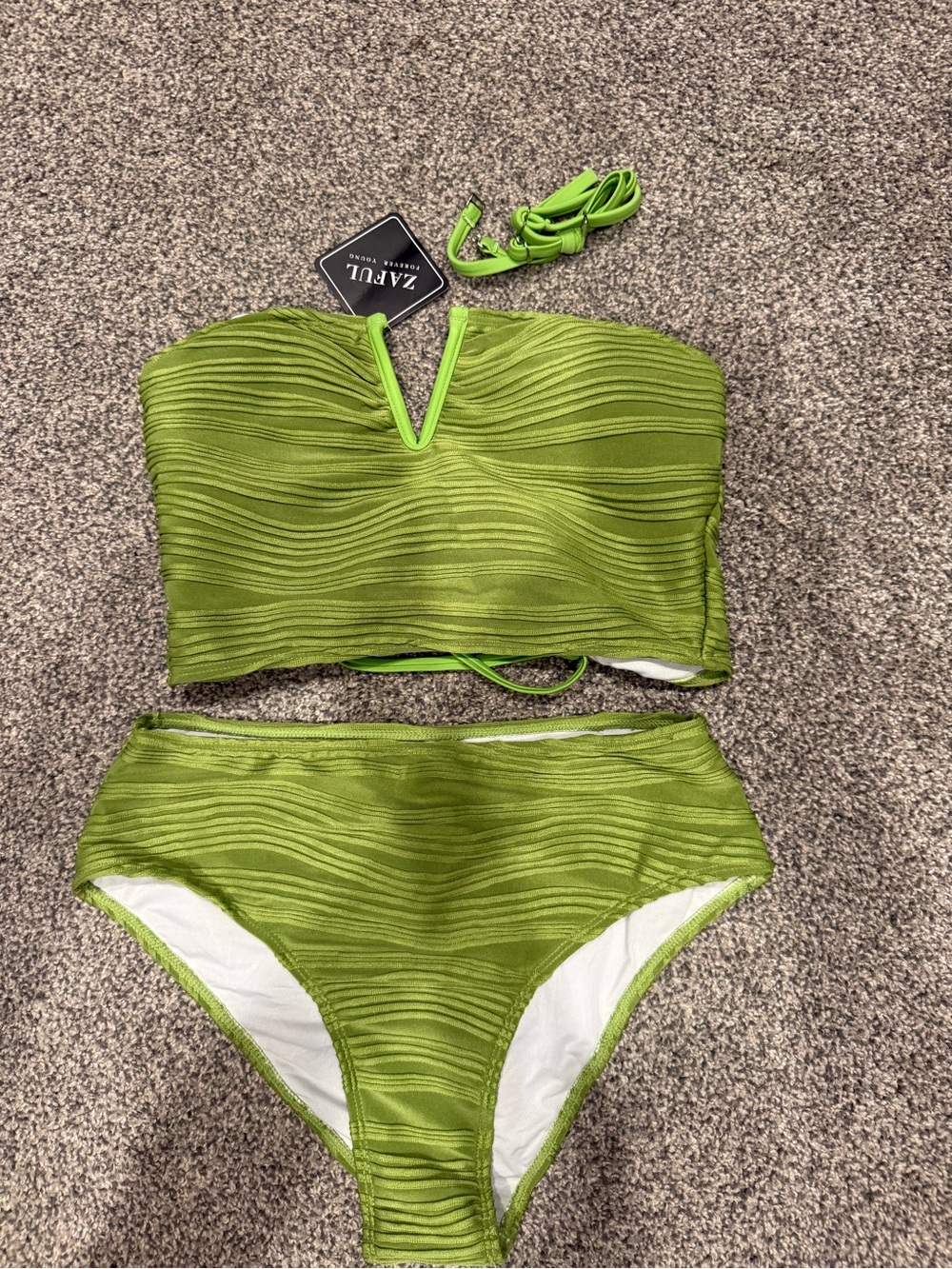 Medium green Two-Piece Swimsuit